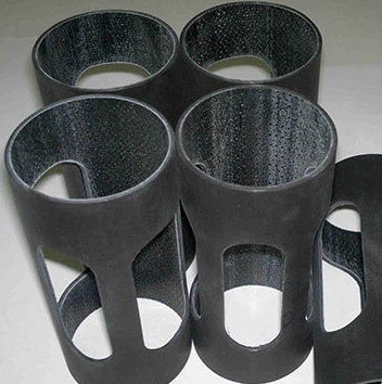 Profiled carbon fibre tube
