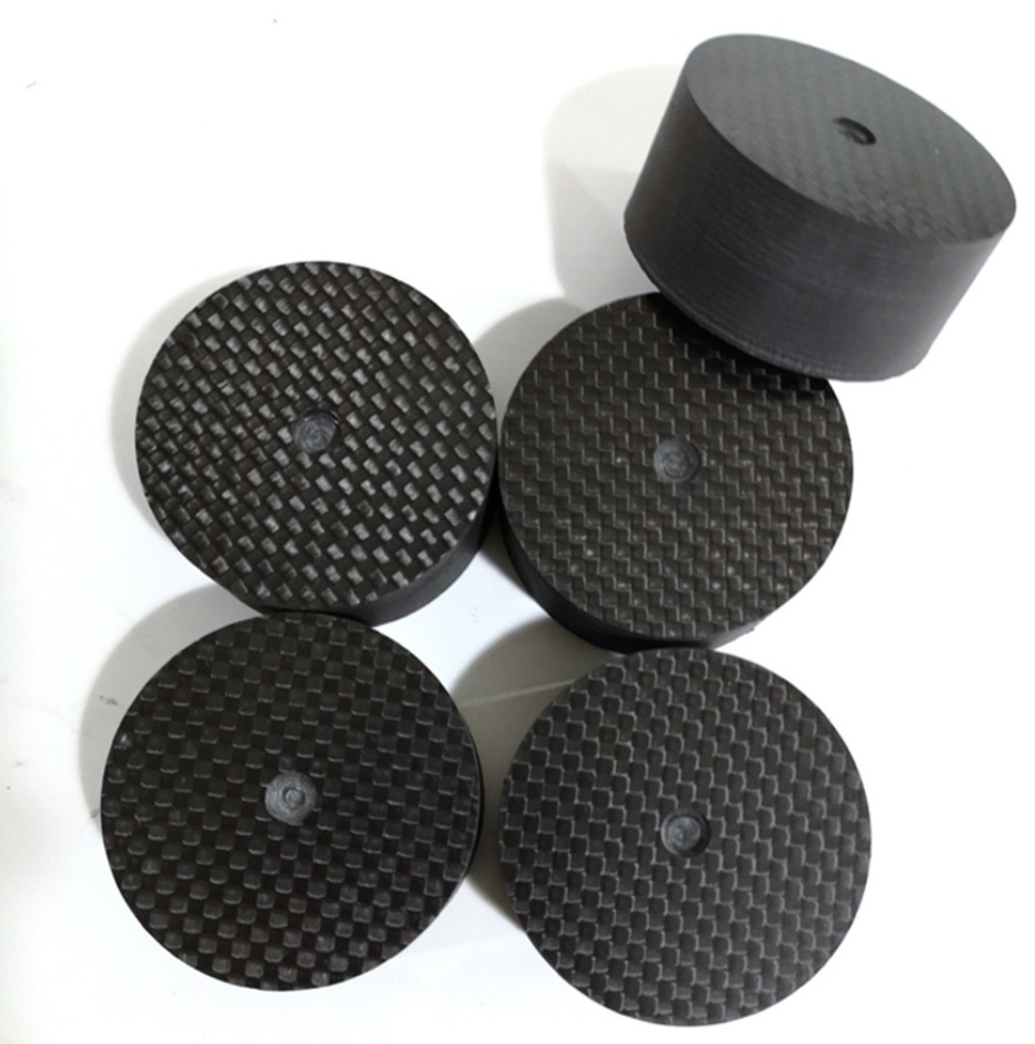 Carbon fiber accessories for fitness equipment